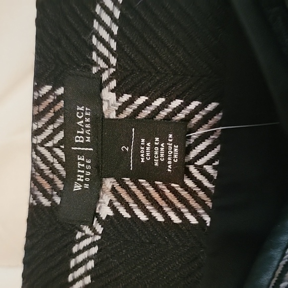 Plaid White House Black Market Skirt Size 2 - Picture 7 of 7